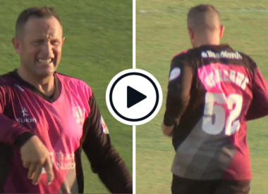 Watch: Roelof van der Merwe dislocates finger while bowling, puts it back in place, sprints back to bowl in T20 Blast