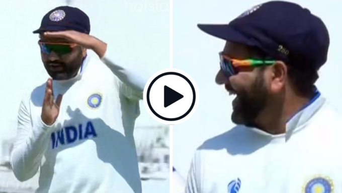 Watch: Rohit Sharma fools crowd and commentators with fake DRS review