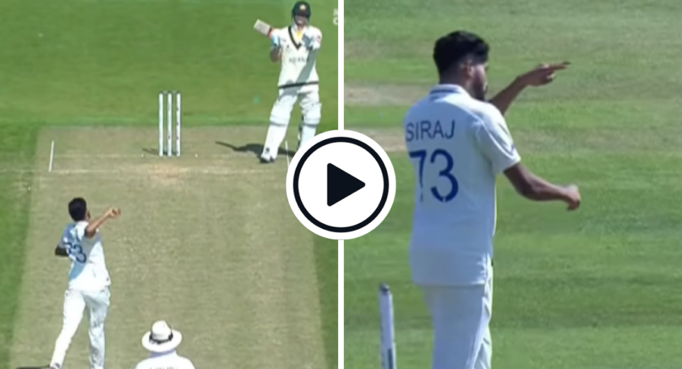 Watch: Siraj Smith throw - frustrated Siraj throws the ball at Smith's stumps