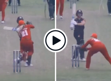 Watch: Ellie Threlkeld pulls off world-class leg-side stumping off bouncer standing up to fast bowler