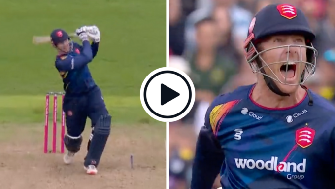 Watch: Last-over heroes Critchley, Harmer smash clutch sixes, seal thrilling Blast semi-final for Essex