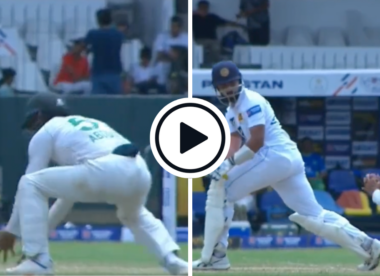 Watch: Abdullah Shafique plucks sharp catch off his bootlaces to continue stunning series at short leg | SL vs Pak