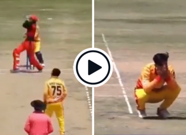 Watch: Afghan batter smashes seven sixes in bonkers 48-run over in Kabul Premier League