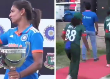 ‘Totally her problem’ – Bangladesh captain hits back at Harmanpreet Kaur, leads team away from post-match photograph after accusations of umpire bias