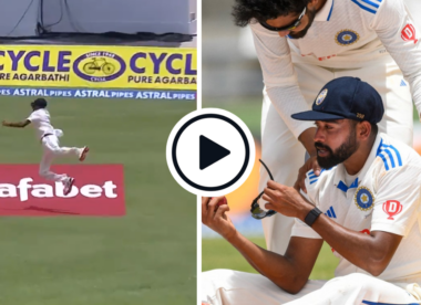 Watch: Mohammed Siraj grabs sensational flying one-handed catch against the West Indies