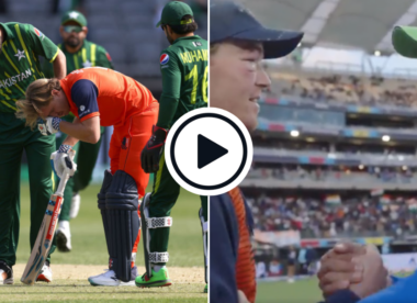 Watch: 'Come back stronger and hit sixes' - Bas de Leede heeds Haris Rauf's advice to continue friendly World Cup rivalry
