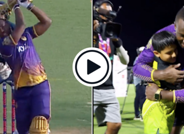 Watch: Andre Russell checks up on young fan hit on the head by his six in heartwarming gesture | MLC 2023