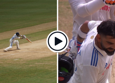 Watch: Virat Kohli laces square drive for four to bring up 29th Test century, bows to the crowd in celebration | WI vs IND