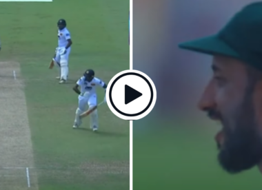 Watch: Shan Masood pulls off second direct-hit run out in innings, Pakistan players heard laughing in stump mic after total mix-up | SL vs Pak