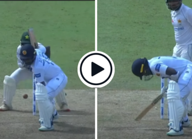Watch: Abrar Ahmed bamboozles Sri Lanka tailender, entices leave-alone and pegs back off-stump with googly | SL vs Pak