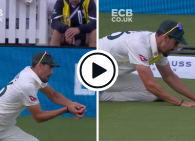 Watch: Mitchell Starc catch controversially ruled ‘not out’ after ball is pressed to the turf