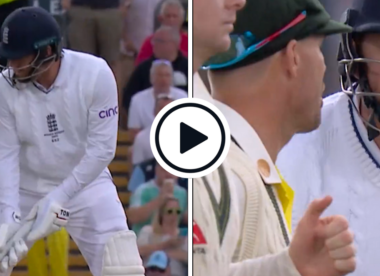 Watch: Jonny Bairstow pointedly taps bat back in crease, stares down Australians on second ball after controversial Carey stumping | Ashes 2023