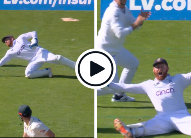 Watch: Jonny Bairstow takes low, one-handed blinder in game-changing Chris Woakes over