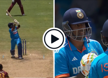 Watch: Suryakumar Yadav plays extraordinary, trademark helicopter-whip for six in first India appearance since golden duck streak | WI vs IND