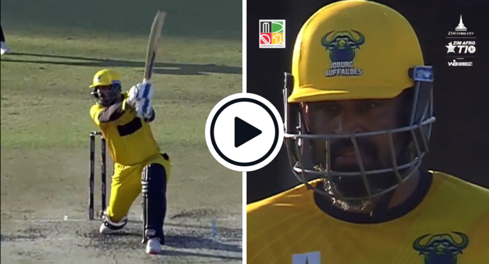 Yusuf Pathan smashes Mohammad Amir for six in the Zim Afro T10 League 2023