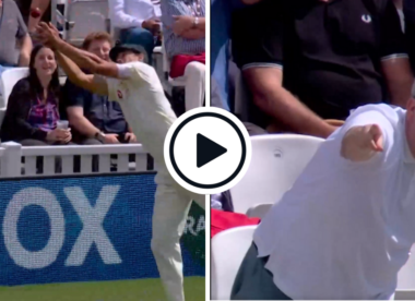 Watch: Mitchell Starc drops Ben Stokes over the boundary rope for six in first over after lunch, gets jeered by crowd | Ashes 2023