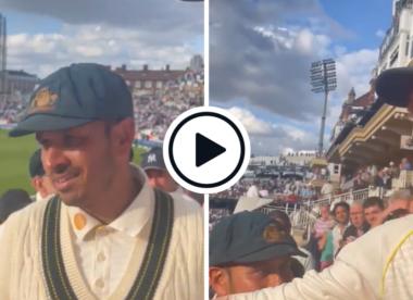 Watch: Marnus Labuschagne and Usman Khawaja confront spectator shouting ‘boring’ at Australia team as they leave field | Ashes 2023
