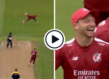 Watch: ‘Face tells the picture’ – Buttler takes terrific diving one-handed stunner on his wrong side