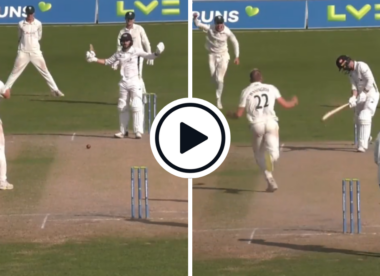 Watch: Bowler cops five-run penalty for 'dangerous' throw, bowls batter for 98 one ball later in tense County Championship finish