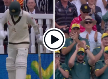 Watch: Injured Nathan Lyon hobbles out to bat at No.11, receives standing ovation from Lord's crowd | Ashes 2023