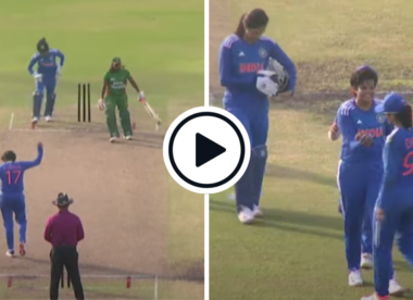 Watch: W+1, W, 0, W, 0, W – Shafali Varma defends 10 runs in incredible last-over heist against Bangladesh Women
