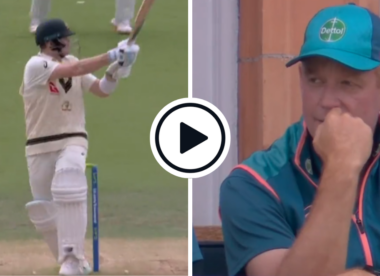 Watch: Steve Smith falls pulling off Josh Tongue, one ball after James Anderson drops sitter at gully