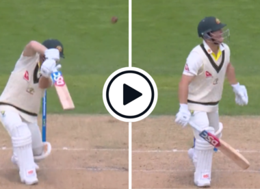 Watch: David Warner nicks full-blooded drive, throws back head and walks before catch is taken | Ashes 2023