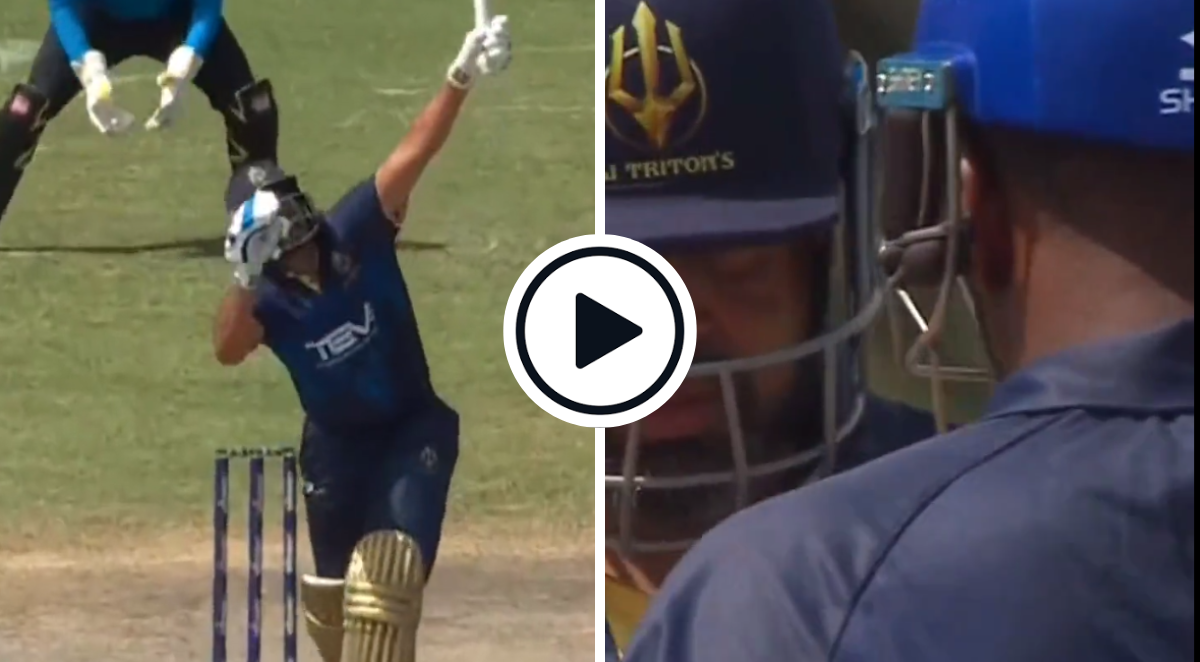 Watch Yusuf Pathan Slams Monstrous One-Handed Six In US Masters T10 League