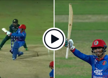 Watch: Mujeeb Ur Rahman blitzes sixes galore in Afghanistan's fastest ever ODI half-century