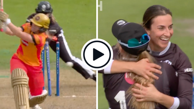 Watch: Fi Morris takes fifth wicket in 16 balls to complete historic, record-breaking Hundred spell