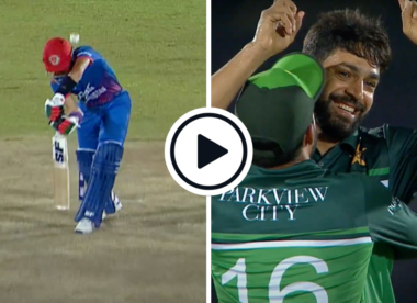 Watch: Haris Rauf sweeps away lower order with fiery maiden ODI five-for, Afghanistan succumb to 59 all out in record low