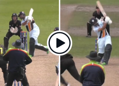 Watch: Haider Ali smashes 65-ball 82 on Derbyshire One-Day Cup debut | County Cricket 2023