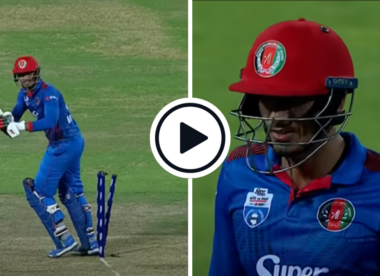 Watch: Mujeeb Ur Rahman falls hit wicket to end bonkers, record-breaking innings in bonkers, record-breaking fashion