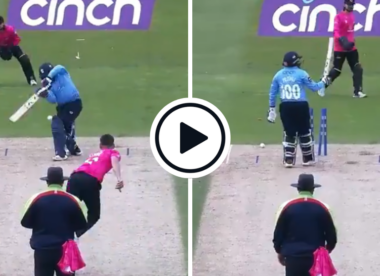 Watch: Prithvi Shaw chops on to Scotland seamer in second Northants appearance | County Cricket 2023