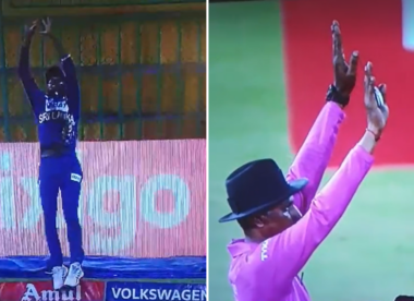 Explained: Why the umpires were right to give 'six' despite fielder never touching ball and ground simultaneously in Asia Cup thriller