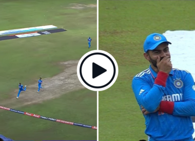 Watch: Mohammed Siraj chases hat-trick ball all the way to boundary off own bowling, to amusement of Virat Kohli