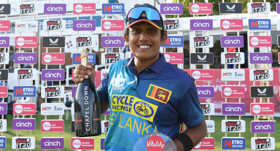 Chamari Athapaththu inspires Sri Lanka to first T20I win over England