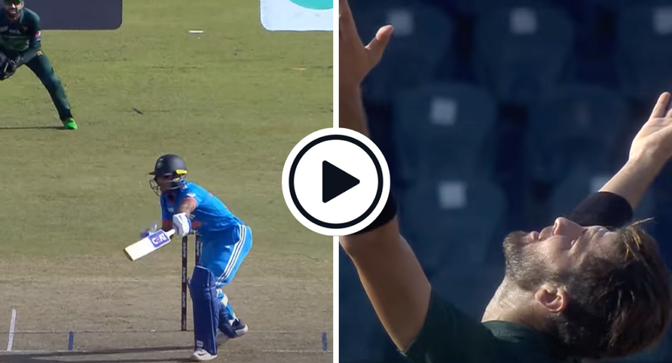 Shaheen Afridi dismissed Shubman Gill with a well disguised slower delivery