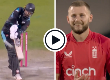 Watch: Gus Atkinson takes record-breaking figures on England debut, snares Devon Conway for first international wicket