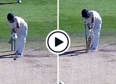 Watch: Logan van Beek cleans up batter with unplayable outswinging yorker in County Championship