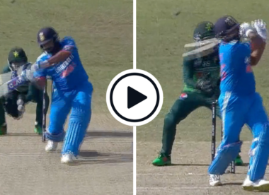 Watch: Rohit Sharma hits Shadab Khan for 26 runs off five deliveries in stunning assault | Asia Cup 2023