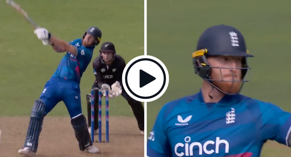 Ben Stokes hits enormous six to bring up 150 in record-breaking ODI innings