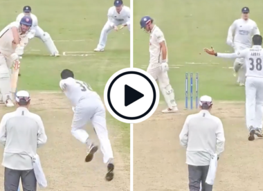 Watch: Mohammad Abbas takes out Alastair Cook's off-stump with angled-in beauty | County Championship 2023