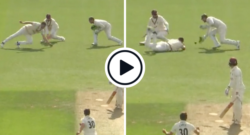 Ben Foakes takes extraordinary catch in County Championship 2023