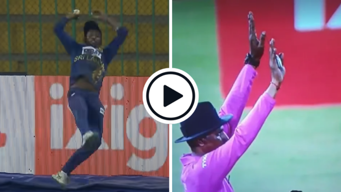 Watch: Six awarded despite fielder never touching ball and rope at same time | Asia Cup 2023