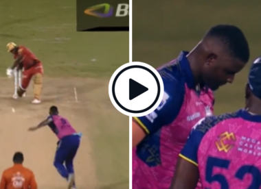 Watch: Andre Russell smashes Jason Holder for 108m six, sends ball over the roof in CPL 2023