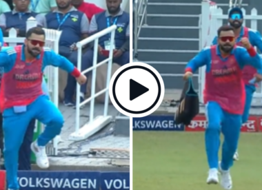 Watch: Virat Kohli comically joke-sprints as he runs drinks in India-Bangladesh Asia Cup clash