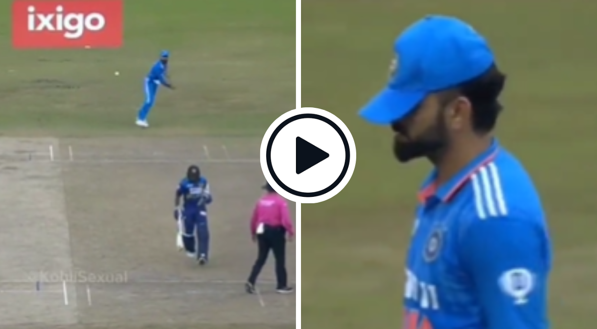 Watch: Virat Kohli Unleashes Wild Shy At The Stumps, Concedes Eight Per ...