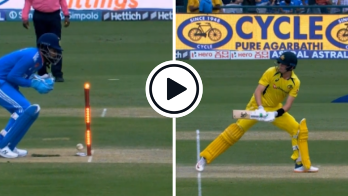 Watch: KL Rahul misses caught-behind chance, ball rebounds onto stumps for bizarre stumping