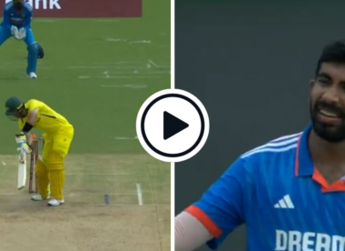 Watch: Jasprit Bumrah unleashes 142kph yorker to castle Glenn Maxwell after slower-ball set-up | IND v AUS